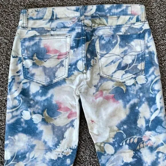 Polo Ralph Lauren Tompkins floral tropical jeans authentic dungarees size 28 - Picture 11 of 14